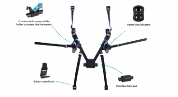 Folding Rear Bike Carrier